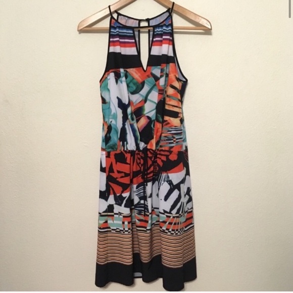 Clover Canyon Keyhole Mini Tank Dress Ink Strokes - Picture 3 of 8